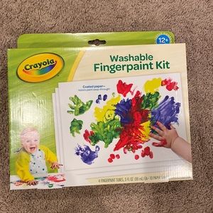 New! Washable Fingerpaint Kit